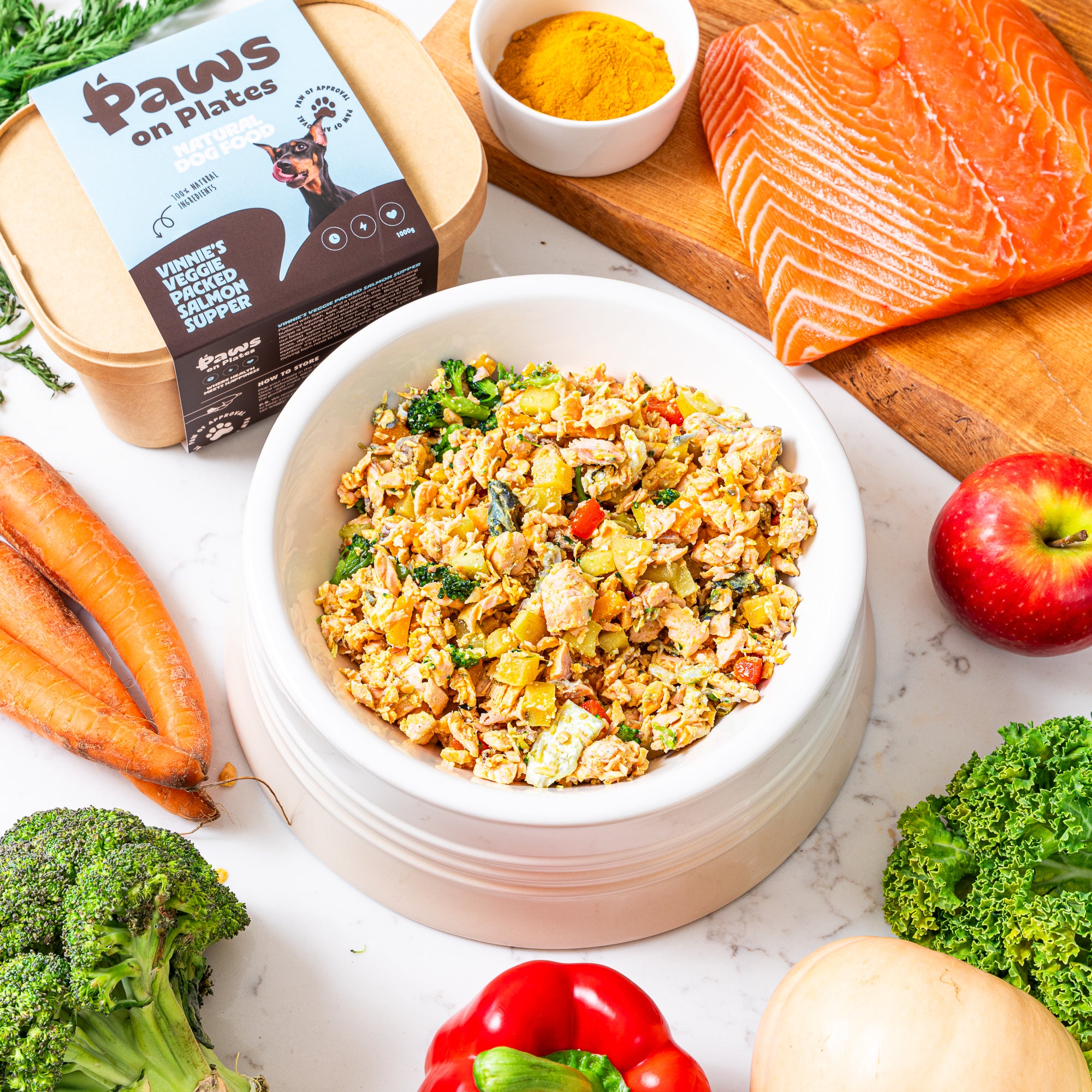 Vinnie's Veggie Packed Salmon Supper